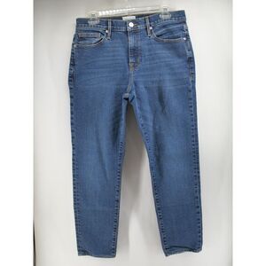 FRAME Jeans Mens‎ 32x29 L' Homme Athletic Fit Blue Washed Out